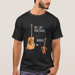 Camiseta de guitarra divertida, Camisa de Ukelele,
