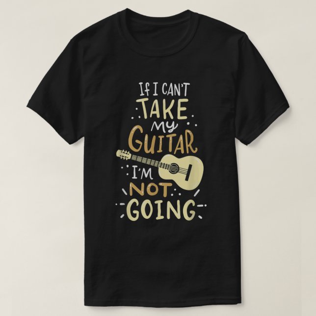 Camiseta de guitarra para un guitarrista o intérpr (Diseño del anverso)