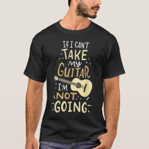 Camiseta de guitarra para un guitarrista o intérpr
