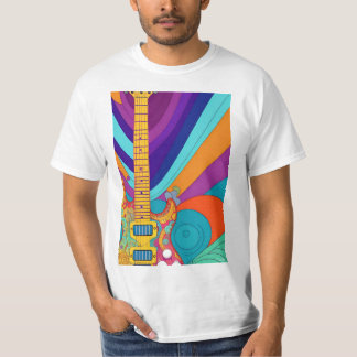 Camiseta de 'guitarra psicodélica'