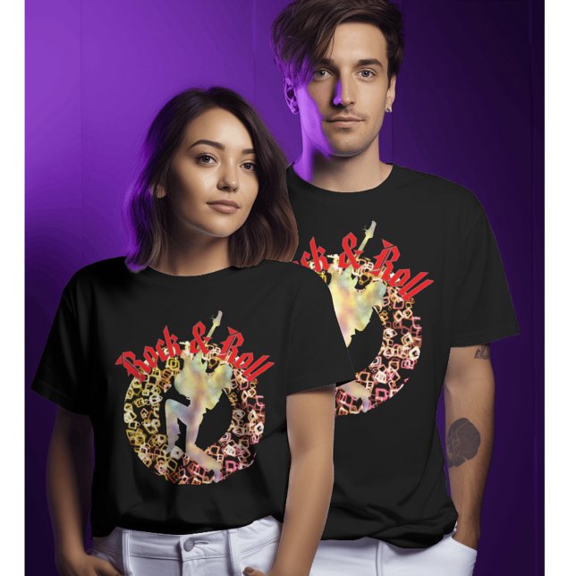 Camiseta de guitarra rock & Roll | Festival de Mús (Subido por el creador)