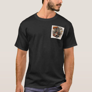 Camiseta de guitarra Skull de ritmos rebeldes: Roc