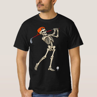 Camiseta de guitarrista esqueleto divertida música