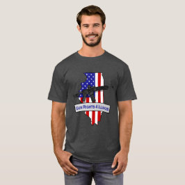 Camiseta de GunRights4Illinois Logo'd