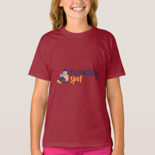Camiseta de gusano de libro para niños Leer lugar