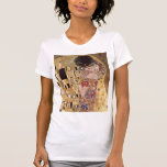 Camiseta ~ de Gustavo Klimt el beso<br><div class="desc">Klimt 1862-1918,  Gustavo,  bei Wien,  Austria de Baumgarten "el beso"</div>