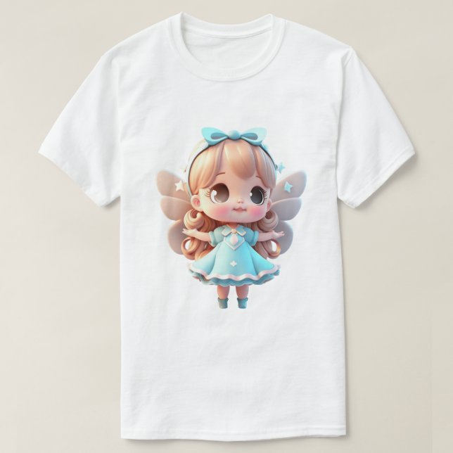 Camiseta de Hada Chibi Estilo Anime Lindo (Diseño del anverso)