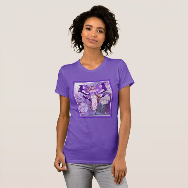 Camiseta De Hada De Sol Púrpura (Anverso completo)