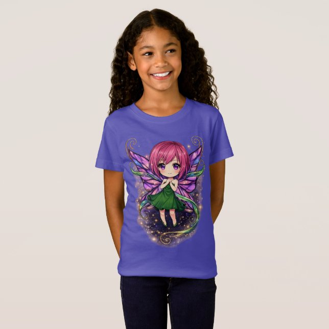 Camiseta de hada linda   (Anverso completo)