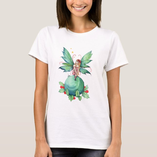 Camiseta de Hada Navideña Adorable (Anverso)