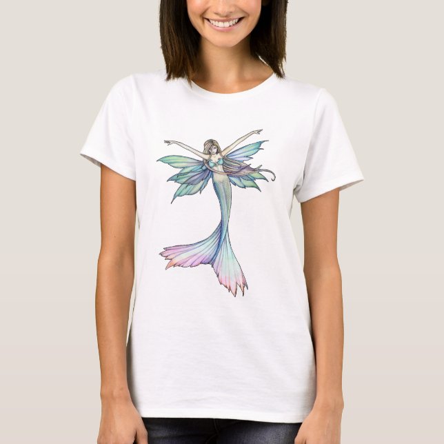 Camiseta de Hada Sirena por Molly Harrison (Anverso)