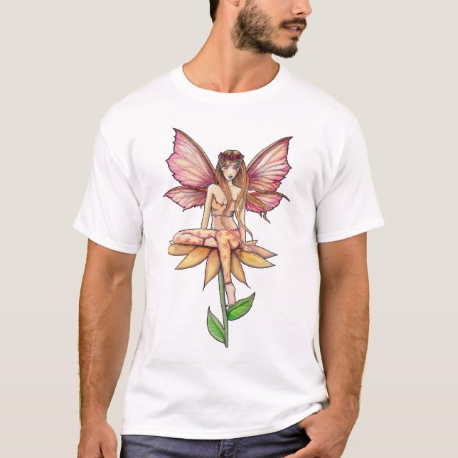 Camiseta de hadas de flores (Anverso)