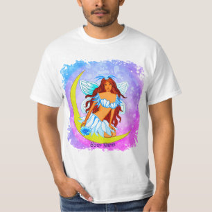 Camiseta de hadas de la luna nocturna