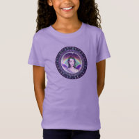 Camiseta de hadas de lluvia púrpura