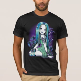 Camiseta de hadas del arte de Lilly de la luna