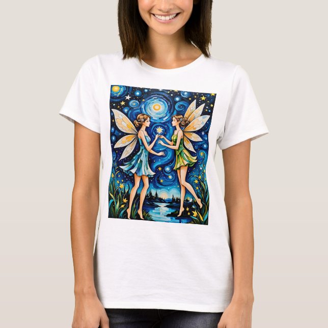 Camiseta de hadas Dreamland Starry Night Tee (Anverso)