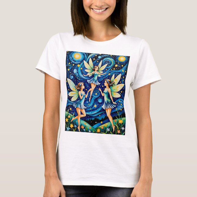 Camiseta de hadas Dreamland Starry Night Tee (Anverso)