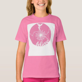 camiseta de hadas rosa