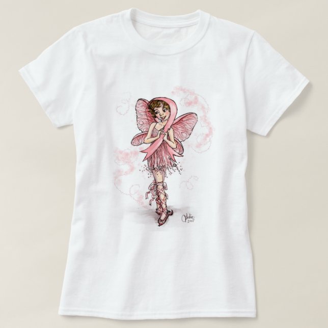 Camiseta de hadas rosadas (Diseño del anverso)