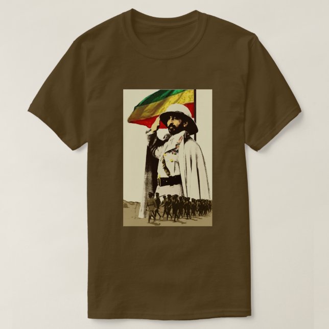 Camiseta de Haile I Selassie (Diseño del anverso)