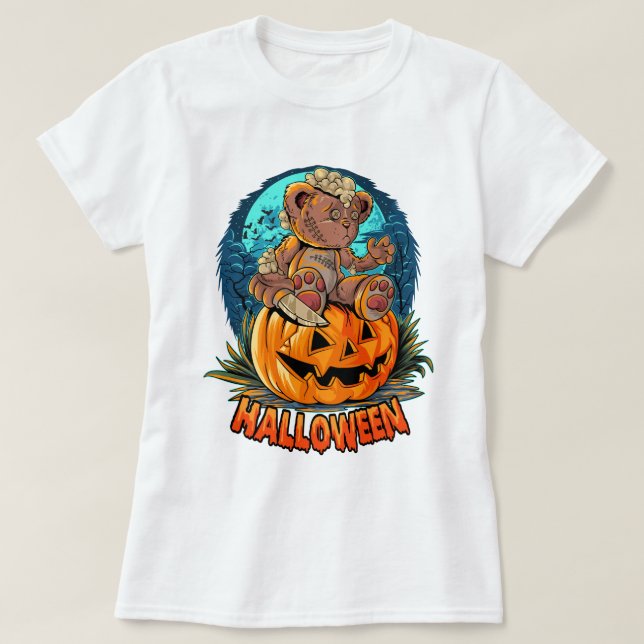 Camiseta de Halloween (Diseño del anverso)