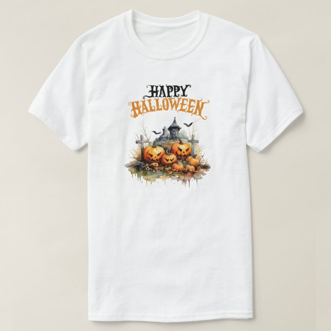 Camiseta de Halloween (Diseño del anverso)
