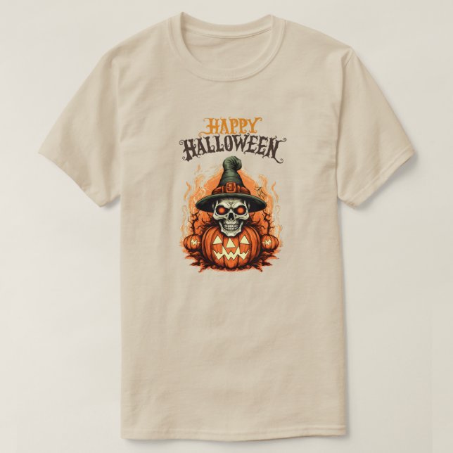 Camiseta de Halloween (Diseño del anverso)