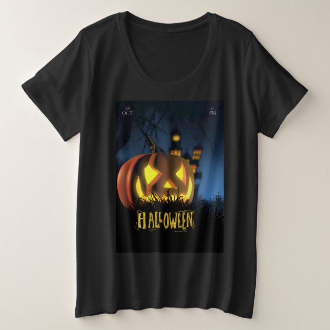 Camiseta de Halloween (Anverso del diseño)