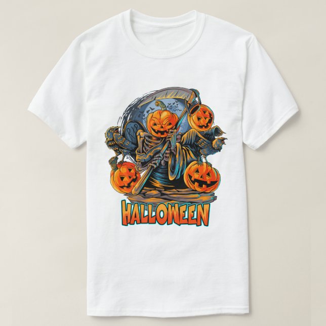 Camiseta de Halloween (Diseño del anverso)