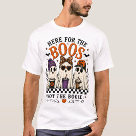 Camiseta de Halloween Aquí por los sustos, no por