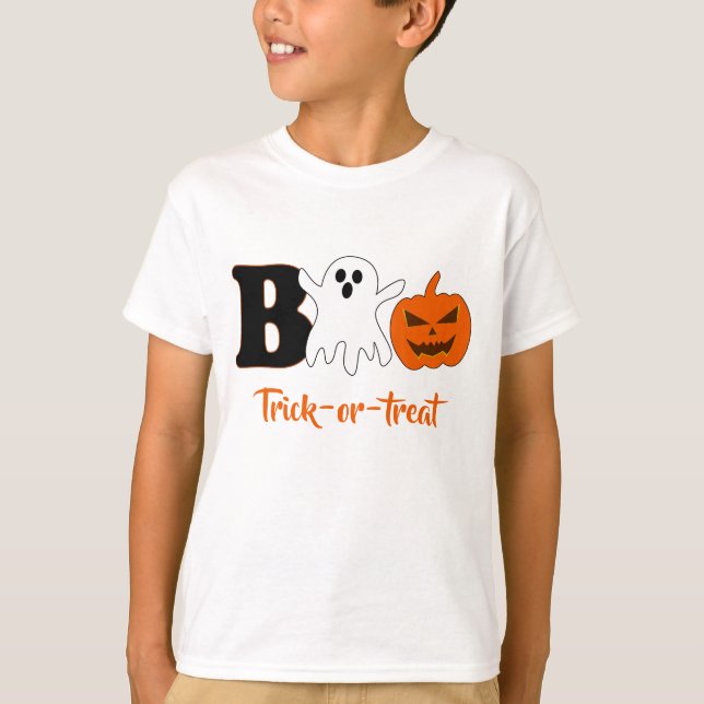 Camiseta de Halloween Boo (Anverso)