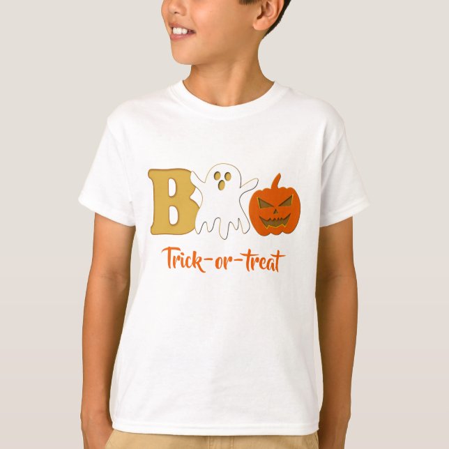 Camiseta de Halloween Boo (Anverso)