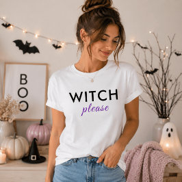 Camiseta de Halloween Bruja Moderna Por Favor – Fu