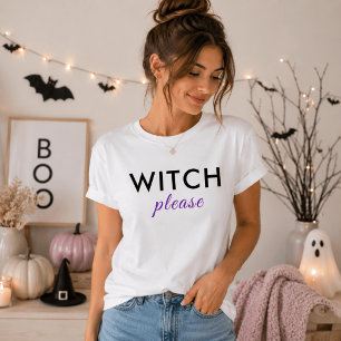 Camiseta de Halloween Bruja Moderna Por Favor – Fu