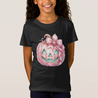 Camiseta de Halloween "Calabaza Rosa"