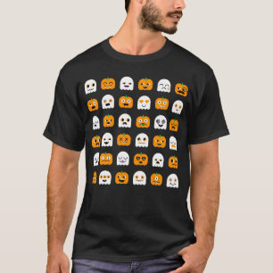 Camiseta de Halloween: Calabazas y fantasmas