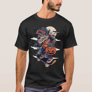Camiseta de Halloween, camiseta de Wolf, camiseta