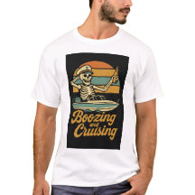 Camiseta de Halloween con baches y crucero