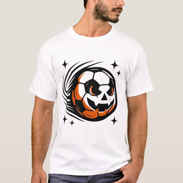 Camiseta de Halloween con calabaza - Horror desmes (Anverso)