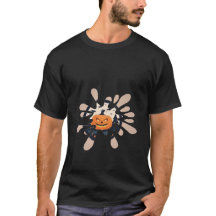Camiseta de Halloween con calabaza Splash espeluzn