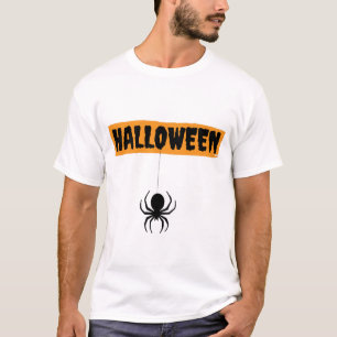 Camiseta de Halloween con diseño de araña