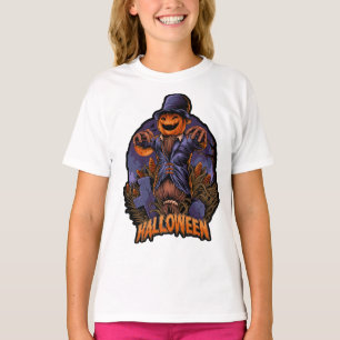 Camiseta de Halloween con espantapájaros