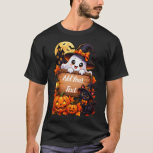 Camiseta de Halloween con fantasma lindo personali