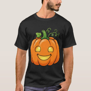 Camiseta de Halloween con Jack-O'-Lantern sonrient
