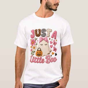Camiseta de Halloween con un pequeño fantasma Boo