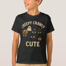 Camiseta de Halloween, crujiente y crujiente - Ado