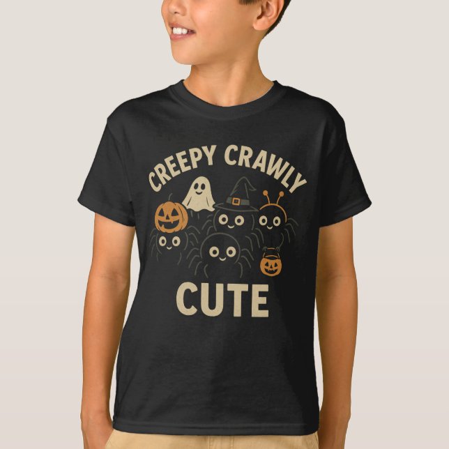Camiseta de Halloween, crujiente y crujiente - Ado (Anverso)