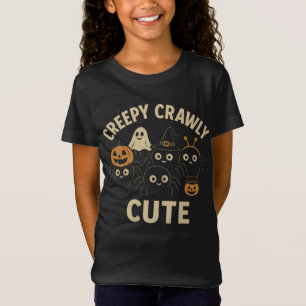 Camiseta de Halloween, crujiente y crujiente - Ado