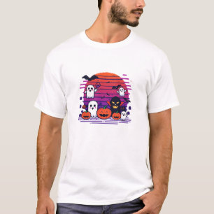 Camiseta de Halloween de 8 bits – Haunted Pixel