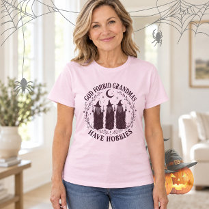 Camiseta de Halloween de Abuela Gótica, Tee de Mem